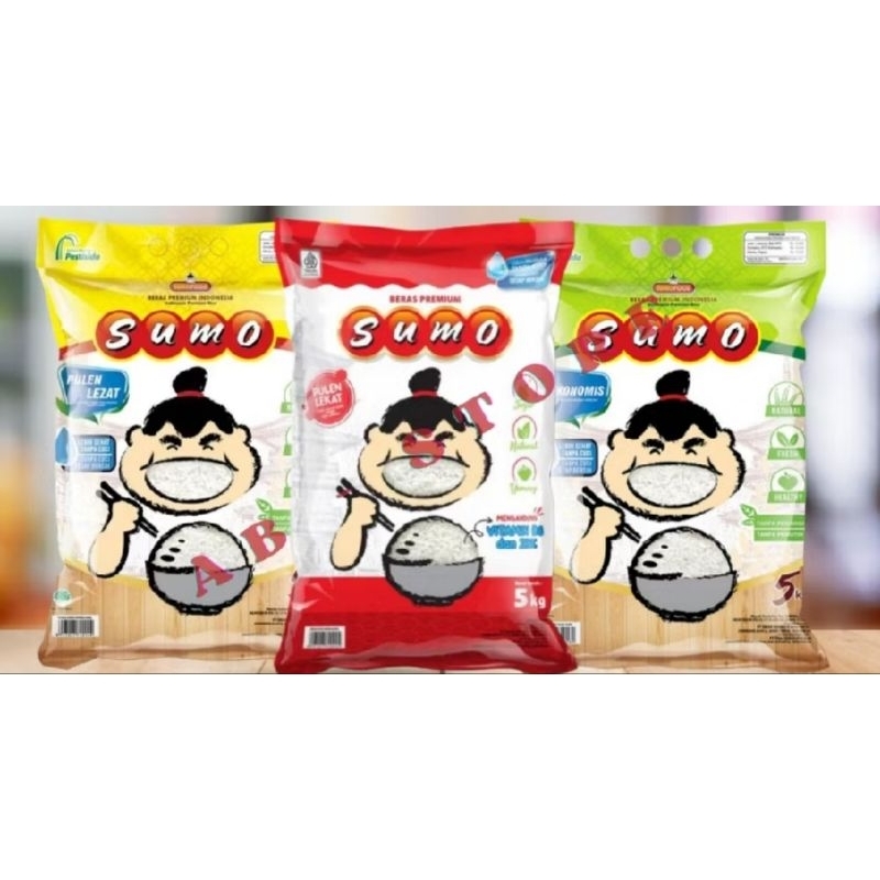 

Beras Sumo Premium Merah Hijau 5kg