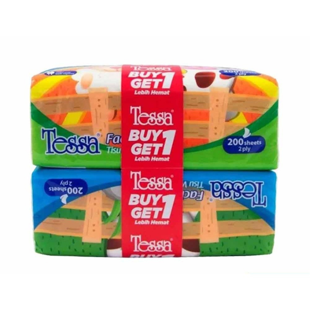 

TISSUE TESSA TP 06 BANDED 200 sheet | BUY 1 GET 1 FREE
