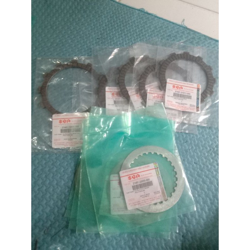 kampas kopling plat besi kopling Suzuki Satria 2 tak 2tak hiu lumba RK Cool