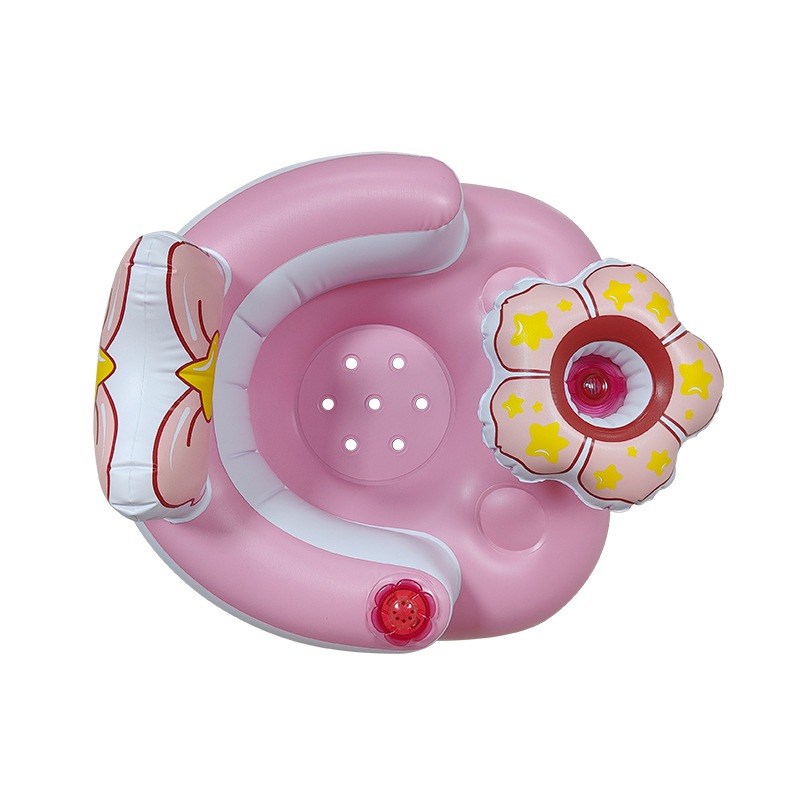 Dasi Busur Kursi Belajar Bayi Kursi Makan Kursi Makan Tiup PVC Kursi Portabel Tiup