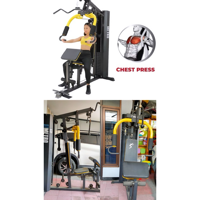 PRELOVED - Alat Fitness Home Gym 1sisi 150LBS iReborn Metro