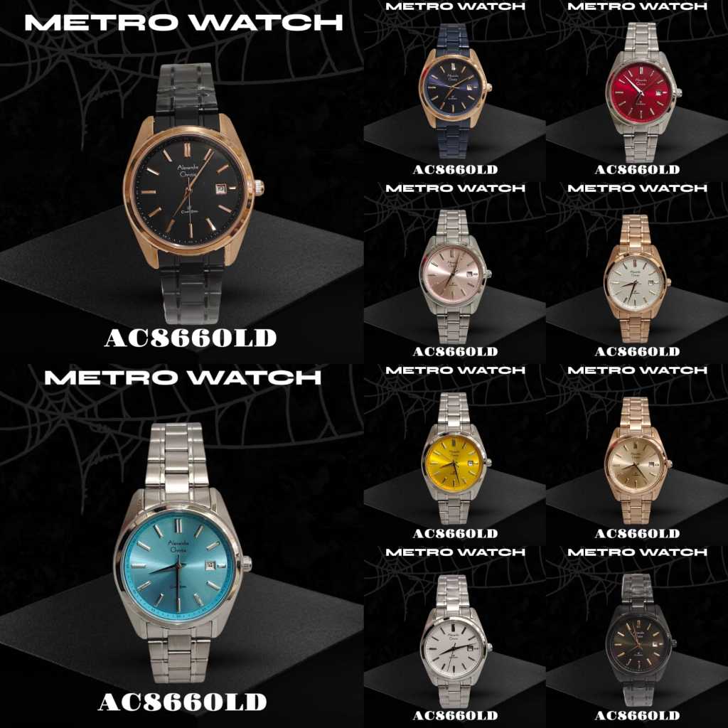 Jam Wanita Alexandre Christie AC8660 AC 8660 Original Garansi Resmi Alexander Christie