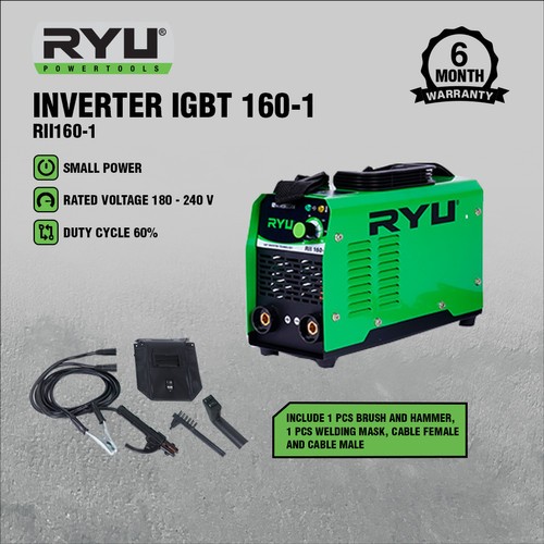RYU Mesin Las Listrik Inverter IGBT 160-1
