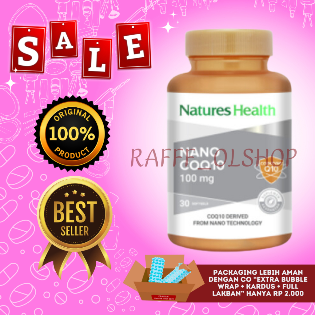 NATURES HEALTH NANO COQ10 100MG 30 KAPSUL