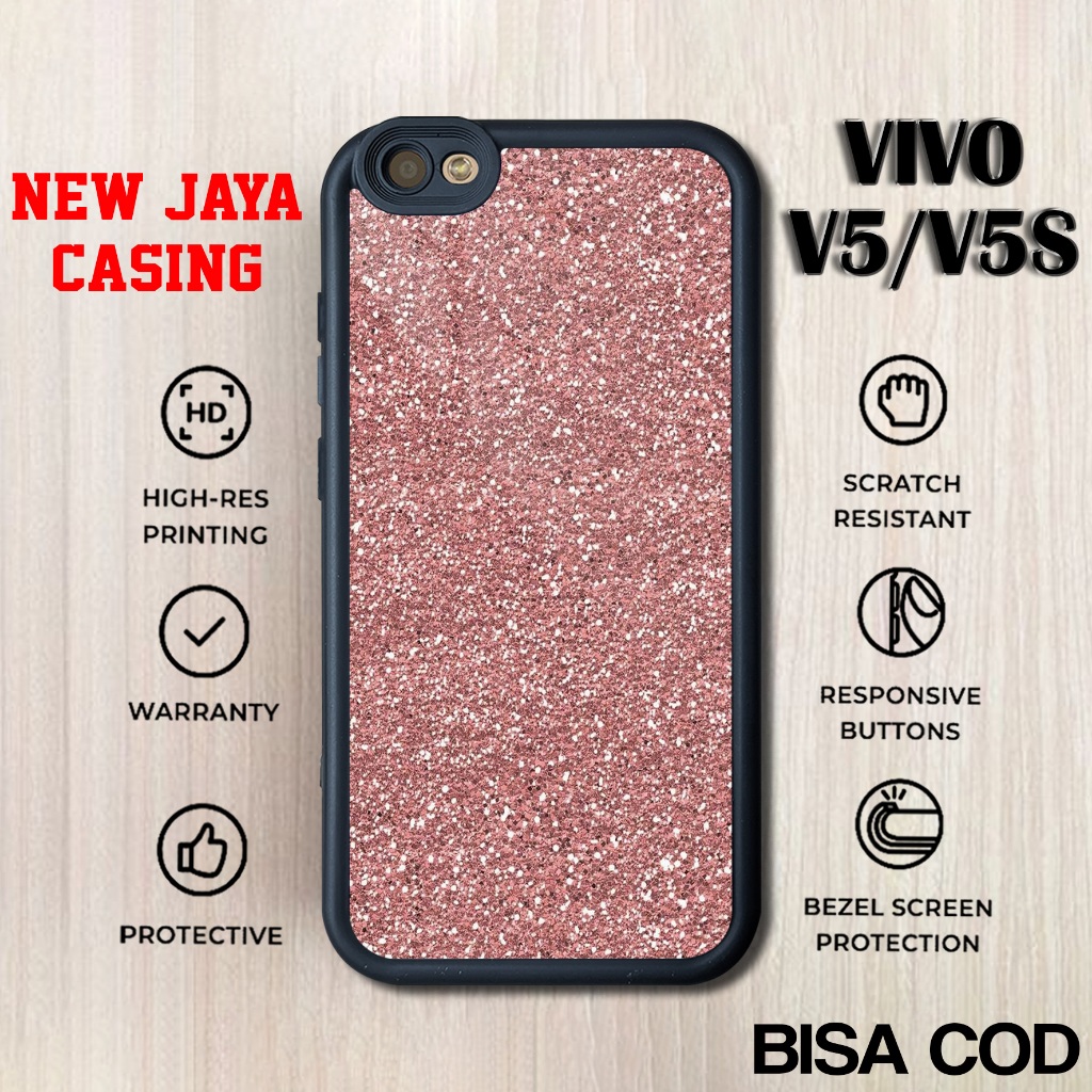 Casing Vivo V5 V5s Terbaru Hardcase Softcase Glossy Terlaris Gliter Case Vivo V5 V5s Termurah