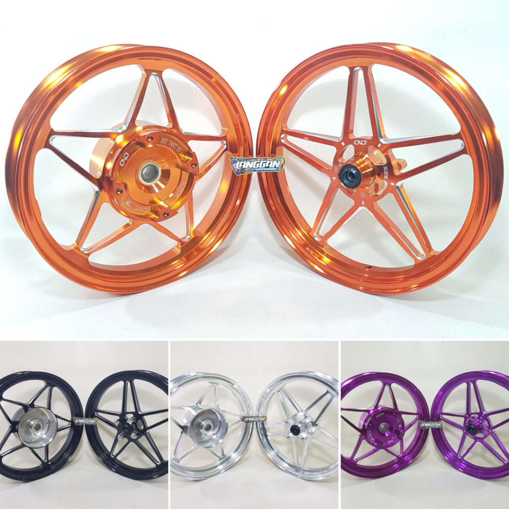 Velg Racing DND Delkevic X1 Vario 160 ABS Pelek Bintang X-1