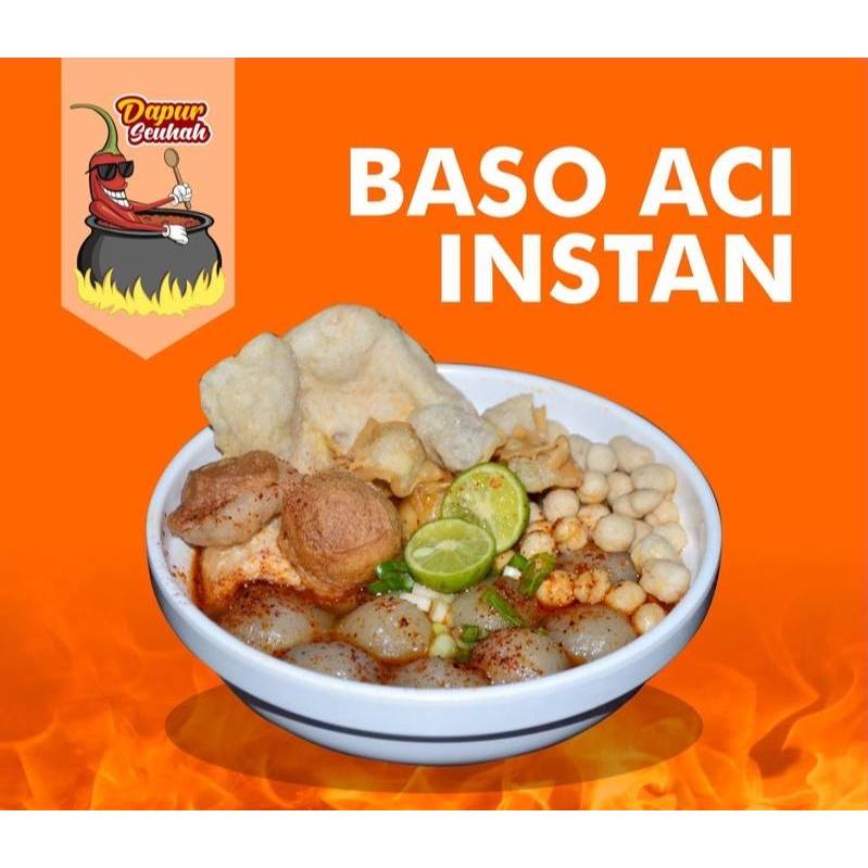 

Baso aci instan seuhah siap saji ala Dapur Seuhah khas Garut