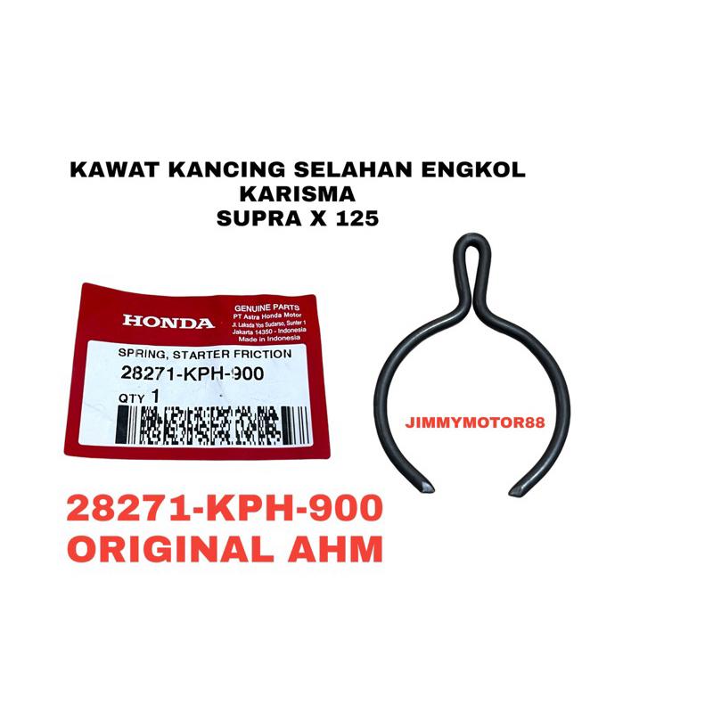 KAWAT KANCING KEP SKLIP SELAHAN ENGKOL, SPRING STARTER FRICTION KARISMA SUPRA X 125 LAMA HGP AHM 282