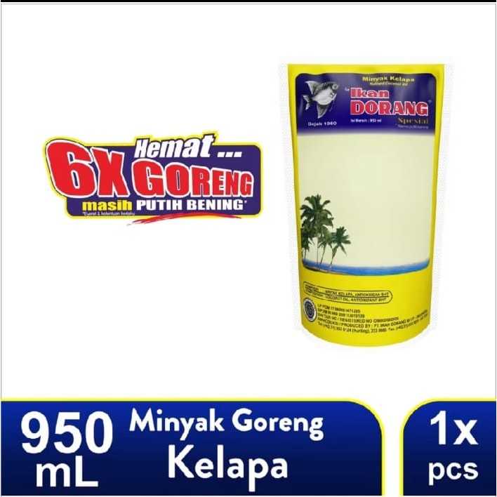 

Ikan Dorang Spesial - Minyak Goreng Kelapa 950 mL - (PCS)