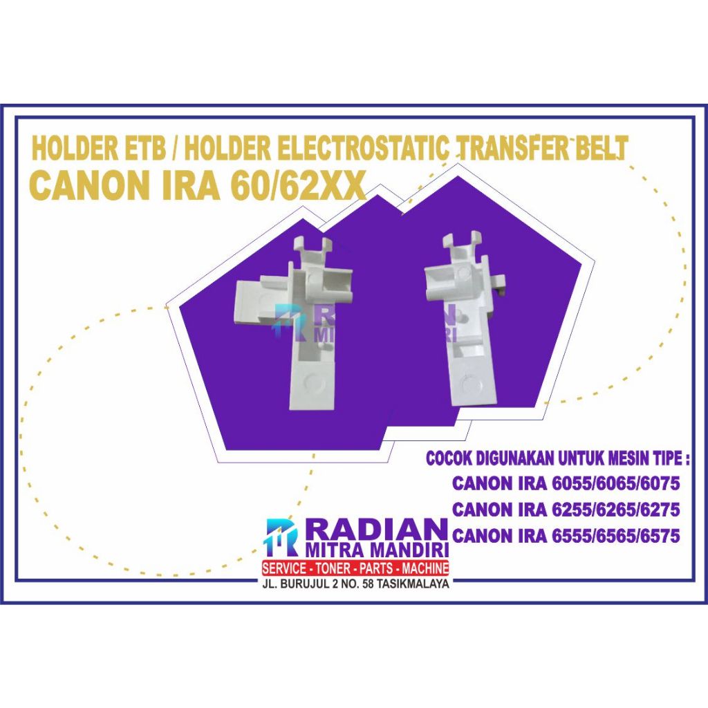 HOLDER ETB HOLDER TRANSFER BELT SET MESIN FOTOCOPY CANON IR ADVANCE 6075 6275 6575