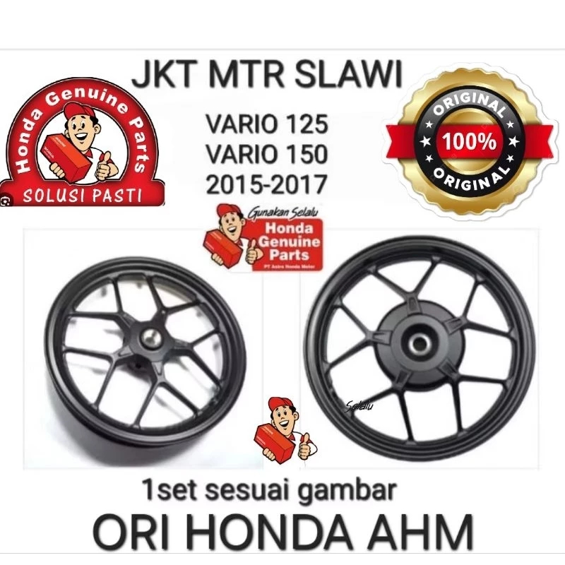 42650-K59-A10ZA (belakang)44601-K59-A11(depan) velg depan belakang vario 150 f1 vario 125 f1 harga 1