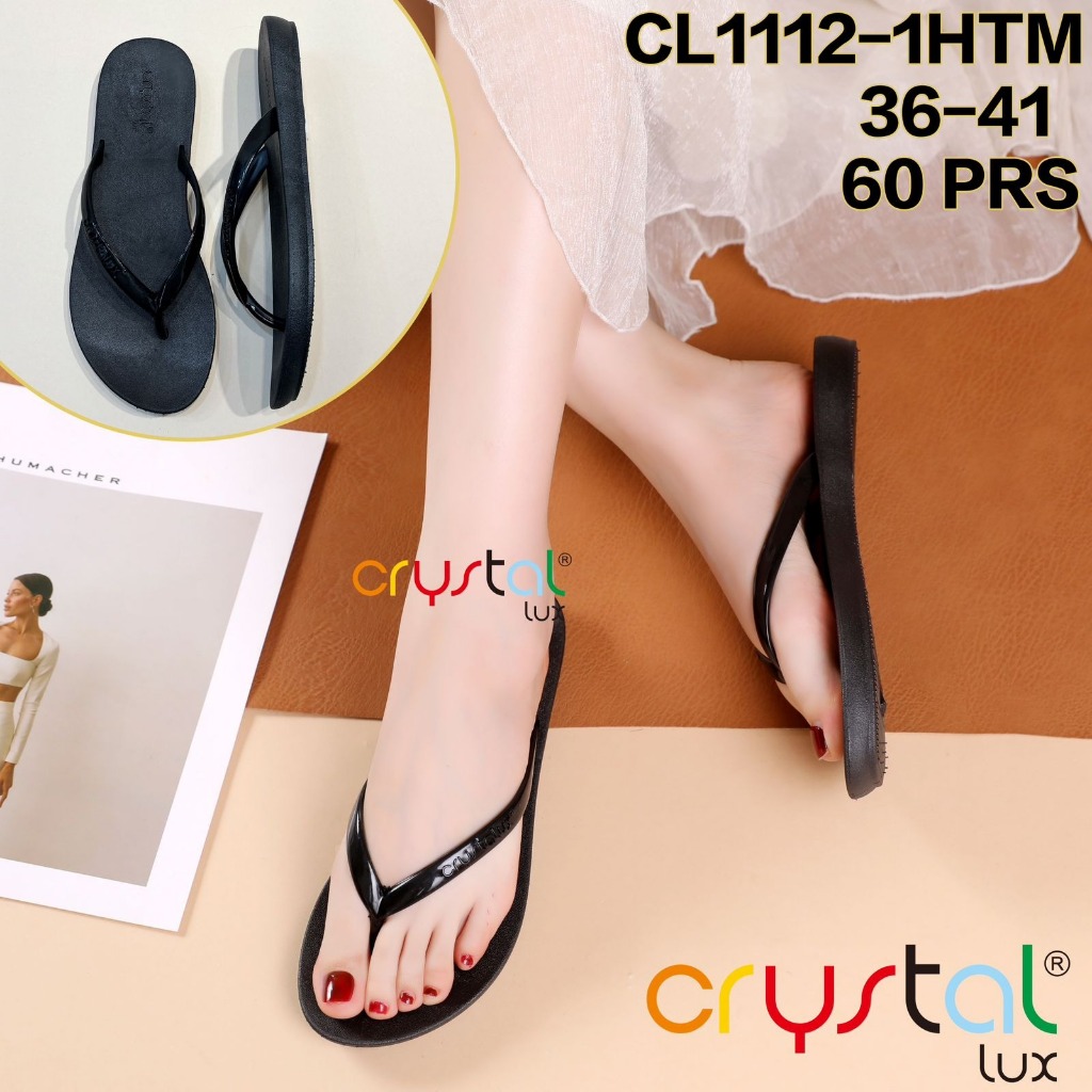 Sendal Jepit Wanita Karet Sandal Jepit Jelly Glossy CL1112-1