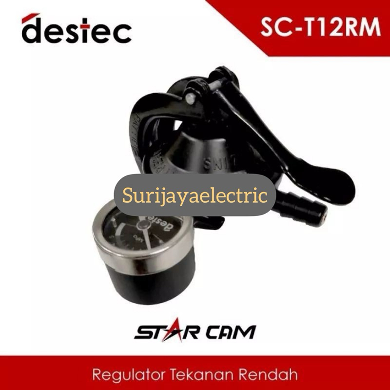 Regulator DESTEC Meter U12RM - Regulator Gas Destec COM U 12RM Regulator Kompor Gas