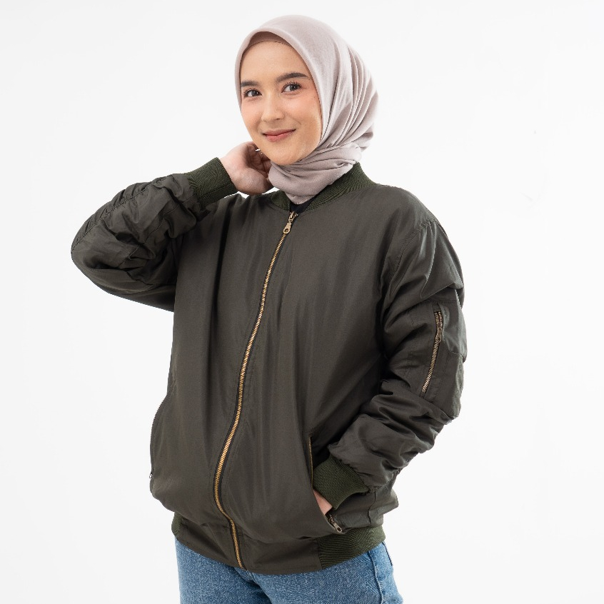 AMZ Jaket - Jaket Bomber Pilot Style Series Jacket Bomber Pria Wanita