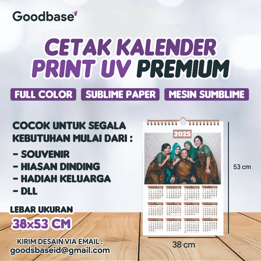 

Kalender UV Custom Premium Murah Kalender UV custom