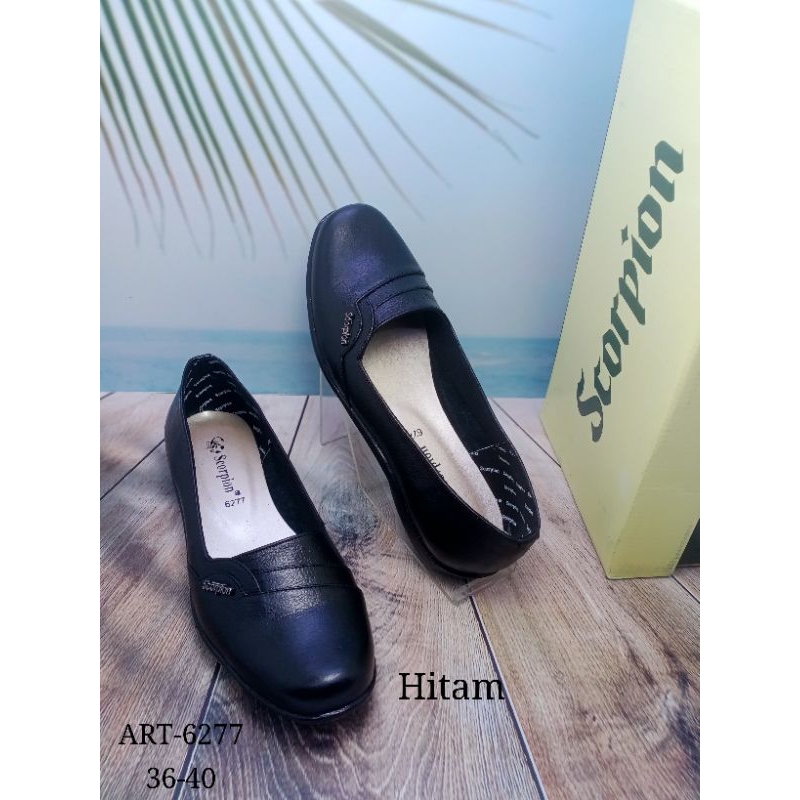 SEPATU KULIT ASLI KERJA FORMAL SCORPION 6277