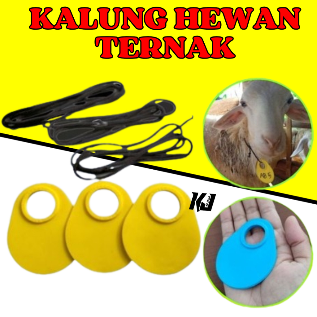 Kalung Ternak Neck Tag Necktag Kambing Domba Sapi Kuda Kerbau Babi