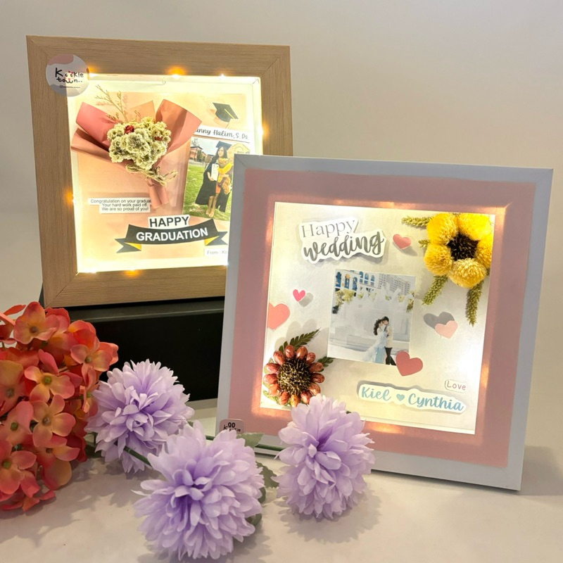 Scrapbook Pop Up 3D / Custom Frame Photo / Kado Wisuda / Kado ulang tahun pacar / Perpisahan / Gift 
