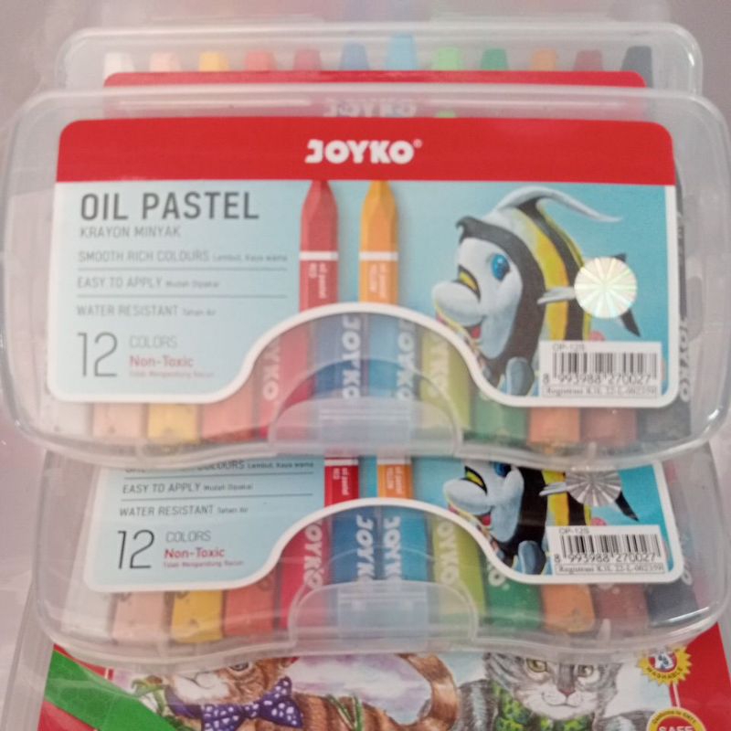 

Crayon minyak OP-12S 12warna #Oil Pastel