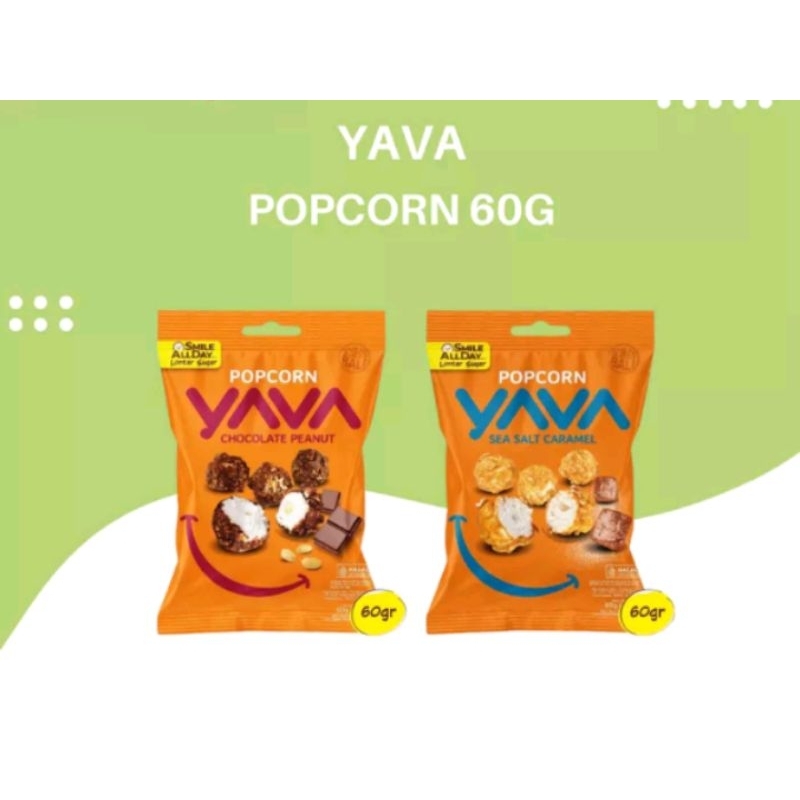 

yava popcorn chocolate peanut sea salt caramel 60gr
