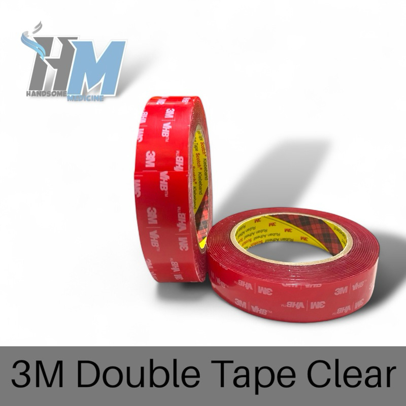 

Double Tape VHB Clear 4910 - Perekat Original Bening - 24mm x 4,5mtr