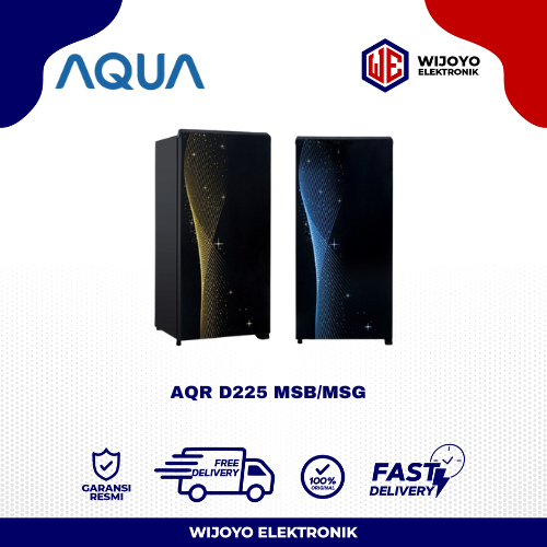 AQUA Kulkas 1 pintu AQR-D225 MSB / AQR-D225MSB 180L