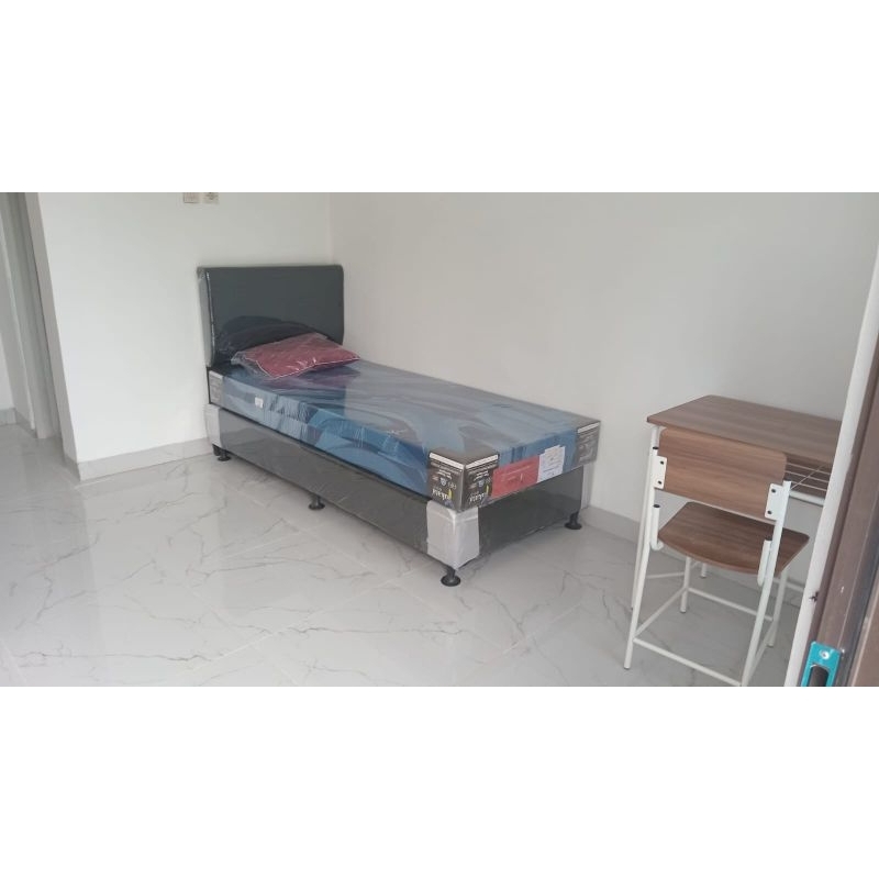 DIPAN KASUR 90X200 HITAM