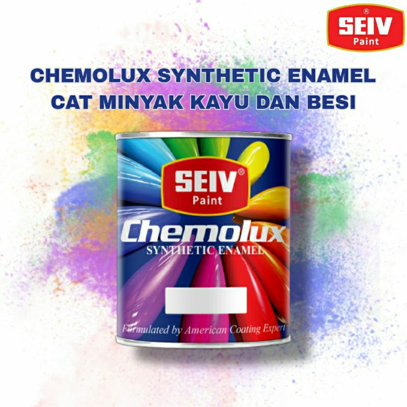 CAT SEIV CHEMOLUX SYNTHETIC ENAMEL 1LTR / CAT MINYAK KAYU DAN BESI / CAT MINYAK KAYU & BESI TERSEDIA