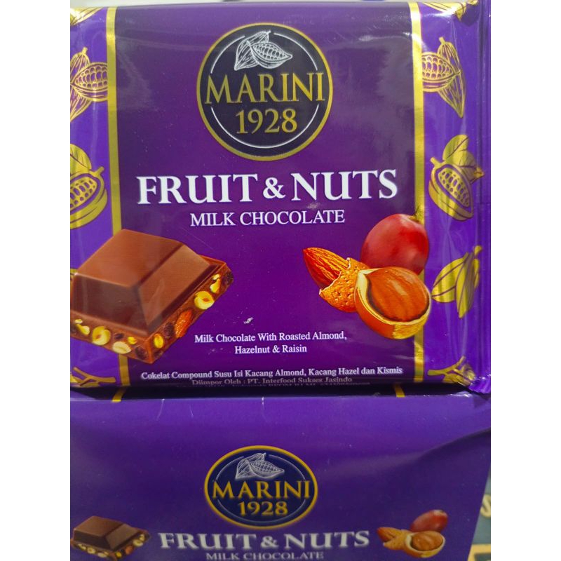 

MARINI BAR FRUIT&NUTS MILK 100g