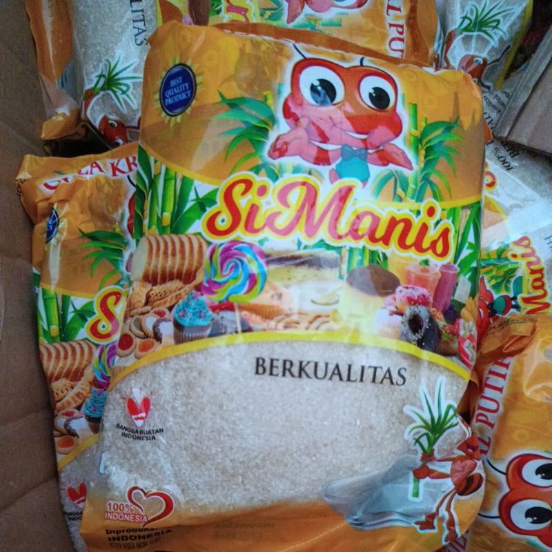 

Gula pasir kuning 1kg SI MANIS