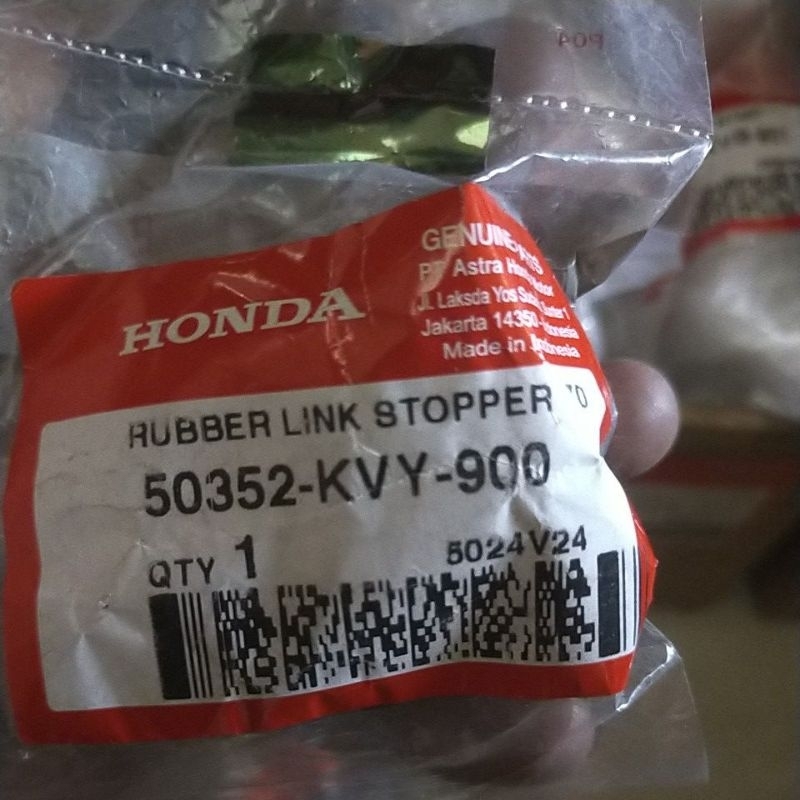 50352-KVY-900 HGP AHM 100% ORIGINAL RUBER LINK STOPER BEAT KARBU 50352KVY900