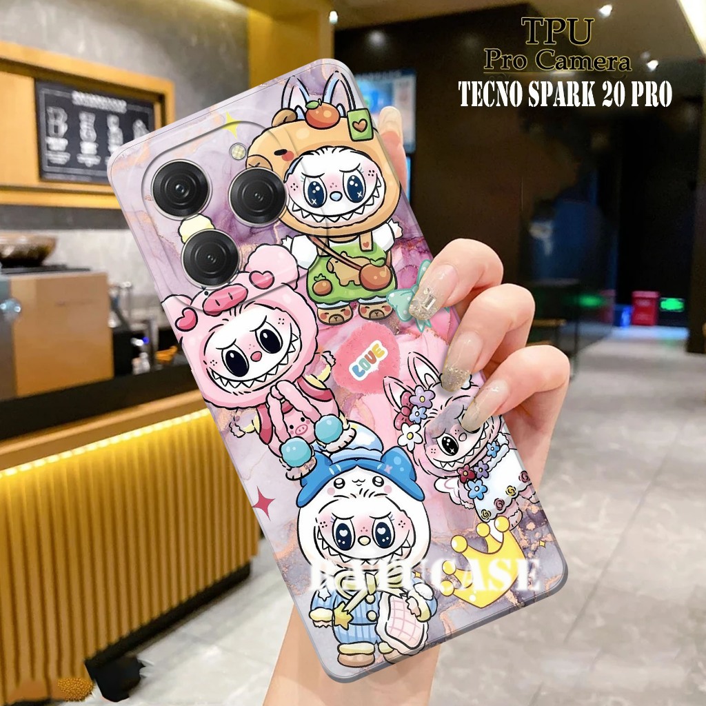 CASE TECNO SPARK 20 PRO SPARK 20 SPARK 20C - Softcase Pro Camera Tecno Spark 20 MOTIF  Case Pro Came