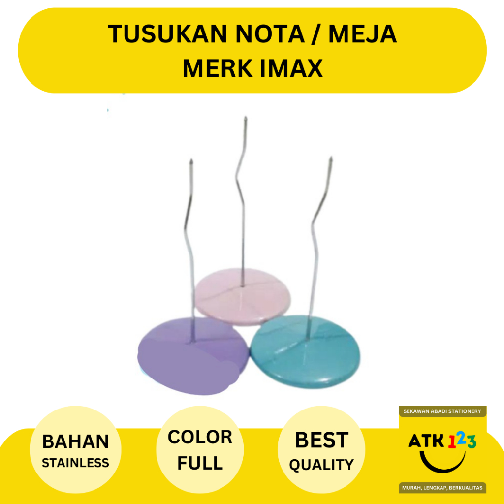 

Tusukan Nota Tancapan Surat Bon IMAX bahan Stainless