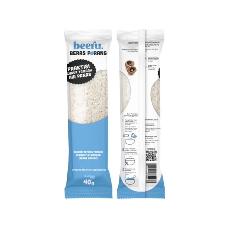 

Beeru Beras Porang Sachet - Shirataki Konjac Rice