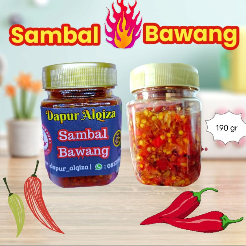 

sambal bawang - sambal murah isi banyak halal tanpa bahan pengawet - lauk pauk