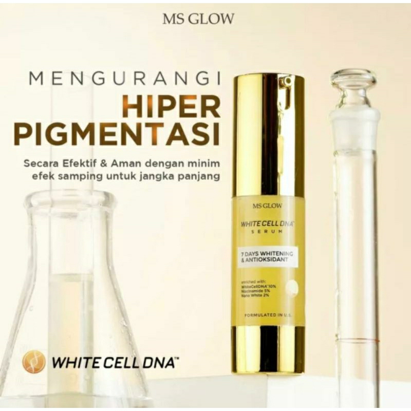 MS Glow Cream Whitening Serum Salmon Cell DNA
