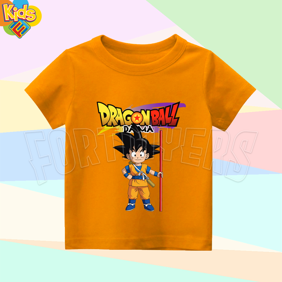 BAJU ANAK KAOS ANAK KARAKTER GOKU MINI DRAGON BALL DAIMA ANIME