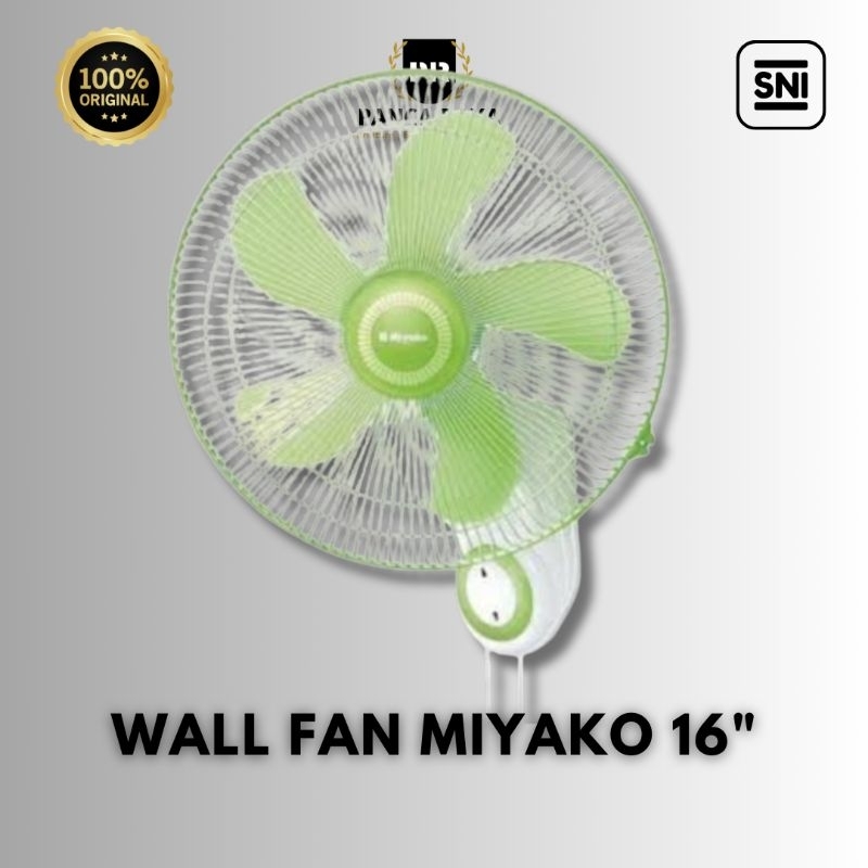 WALL FAN MIYAKO 16 inch - KIPAS DINDING MIYAKO 16"