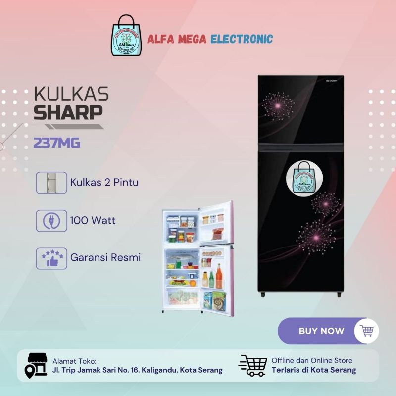 Kulkas 2 Pintu Sharp 237 MG