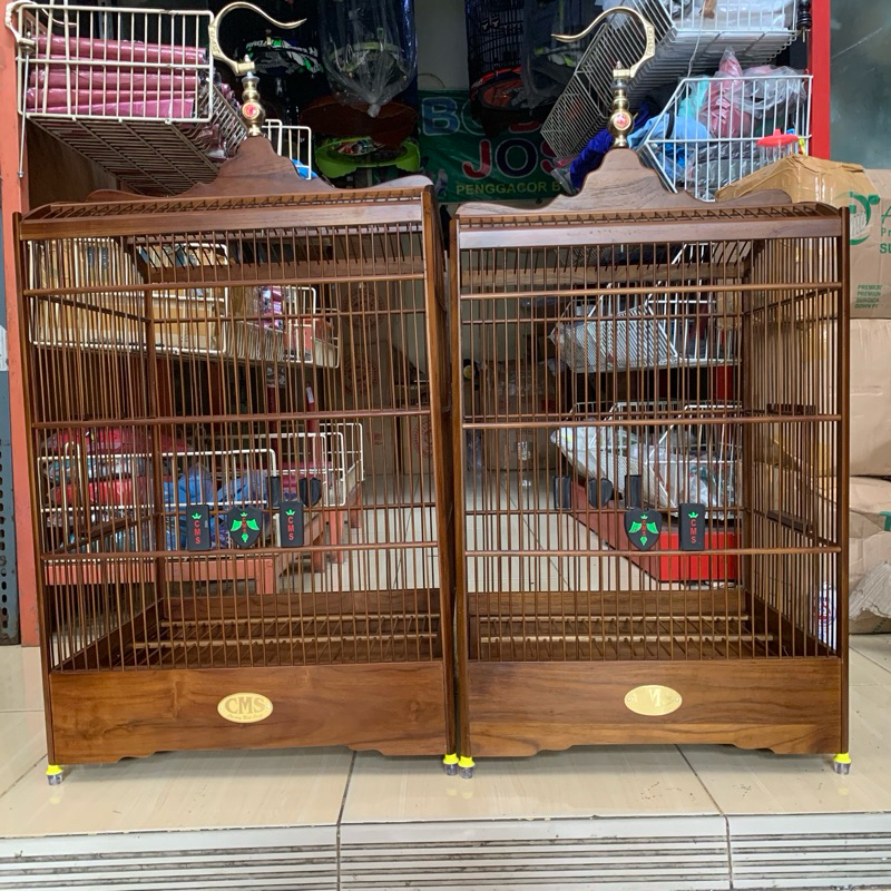 SANGKAR KANDANG KOTAK CMS JATI NO 1 dan 2
