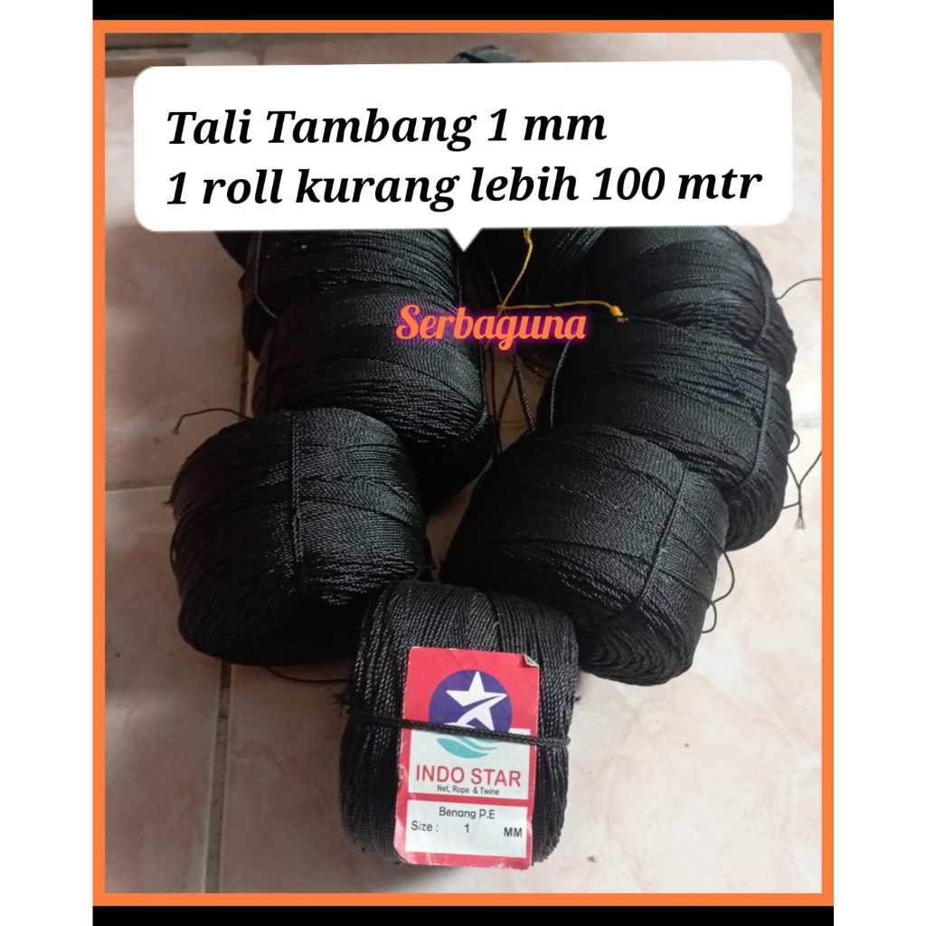 

Tali tambang plasti 1 mili 1 rol