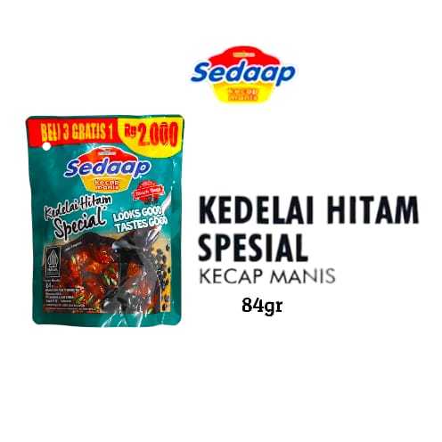 

Sedaap Kecap Special 84g Beli 3 Gratis 1 , KECAP MANIS KECAP SEDAAP