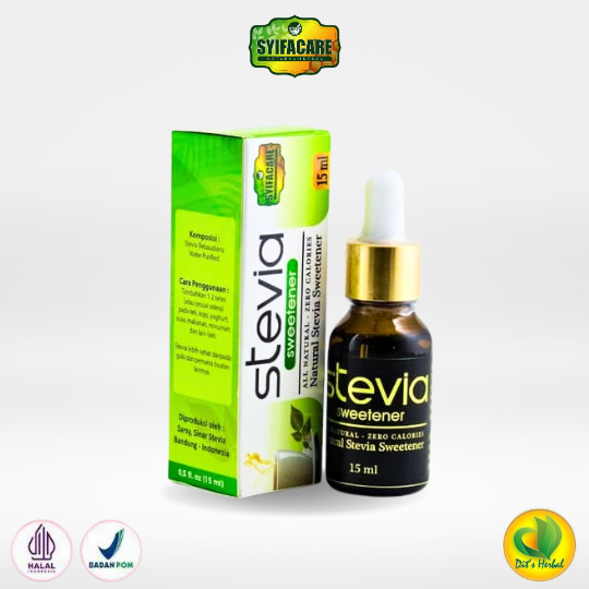 

Gula Stefia Nol Kalori Sugar Royal Stevia Pemanis Alami 15 ml