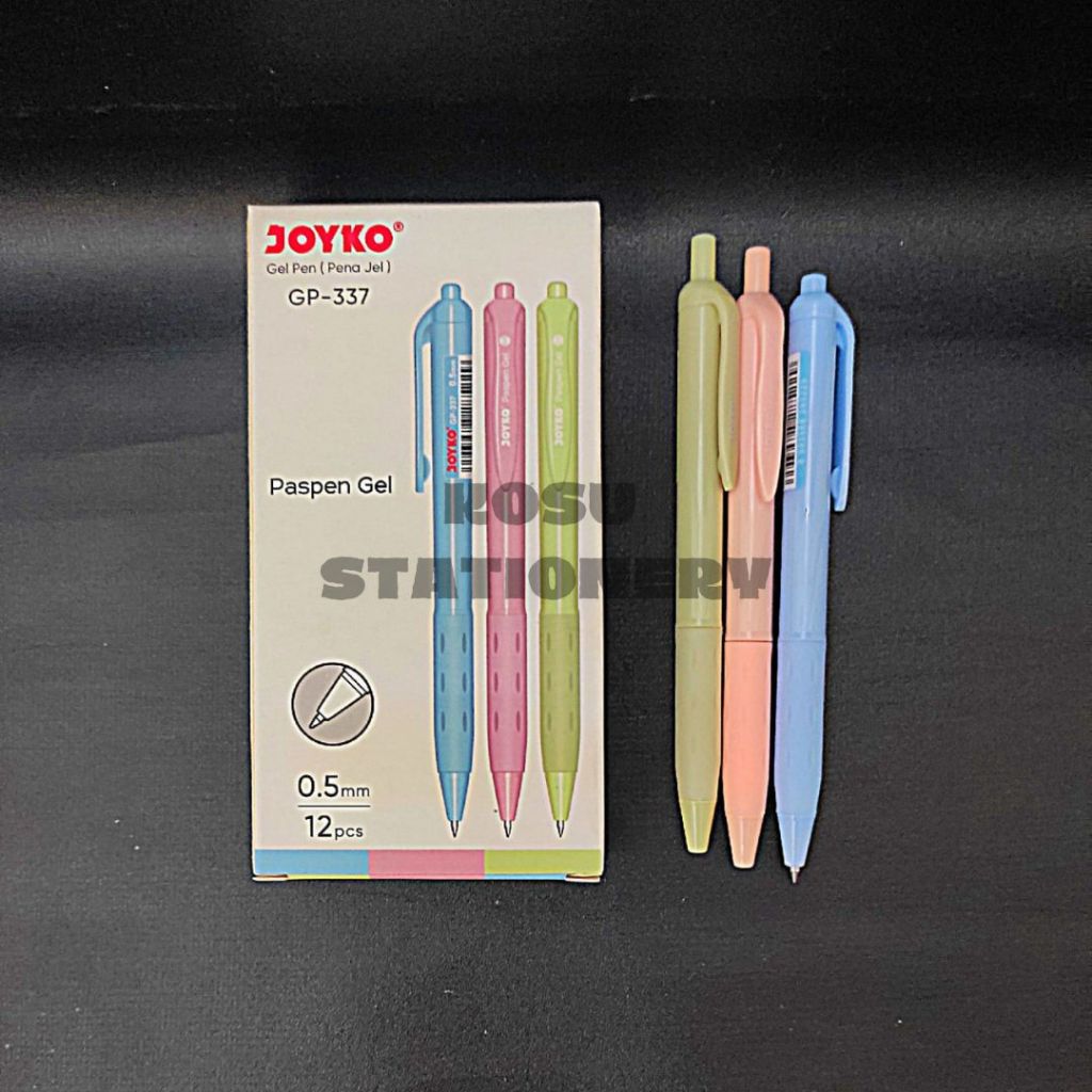 

BOLPEN GEL / BALLPOINT GEL / PULPEN GEL / POLPEN GEL JOYKO GP 337 HITAM