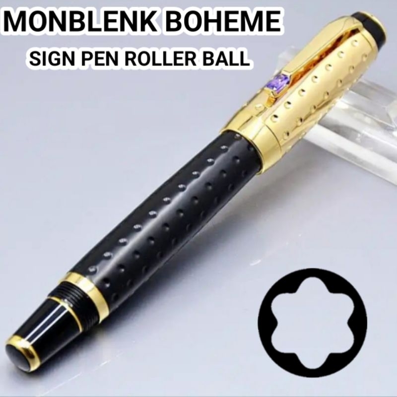 

Ballpoint Mewah Premium Pen MonBleng BOHEME Roller Ball Sign Pen