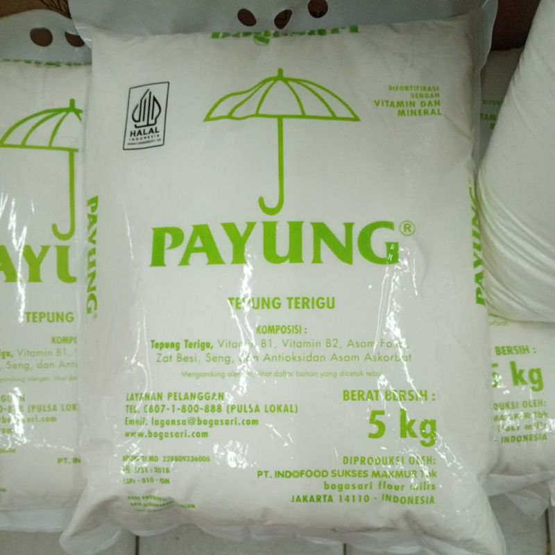 

Tepung terigu payung 5kg