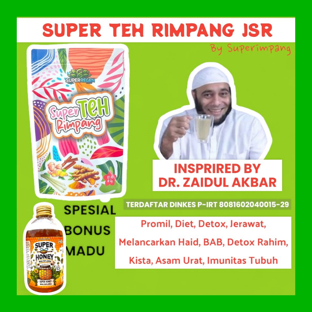 

Teh Sereh Kunyit Jahe dan Kayu Manis isi 30 Tea bag Super teh rimpang | Diet|Teh Detox|Turun BB|JSR| Teh Rimpang Celup Super Teh rimpang teh Detox JSR Imunitas Ramuan Rempah Rimpang BPOM | TEH DETOX PAKET HEMAT JSR RAMUAN REMPAH