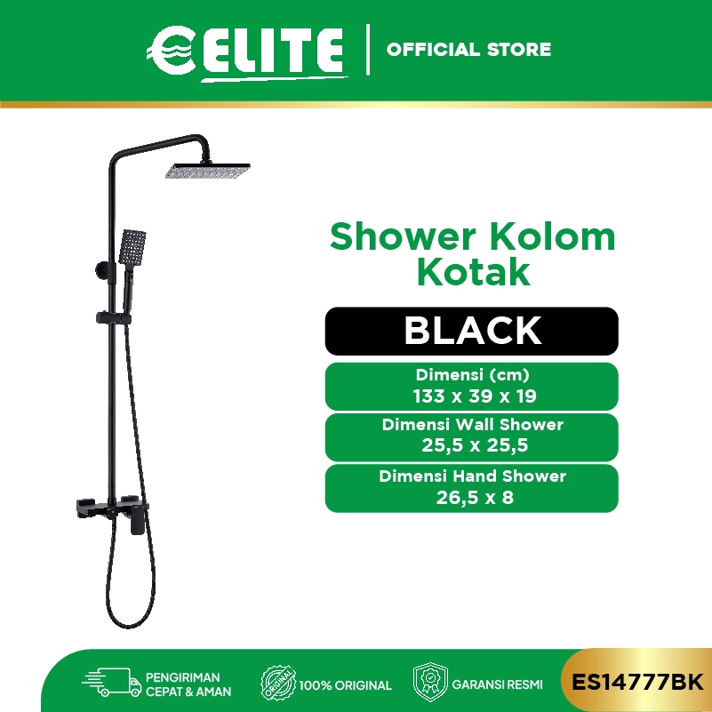 ELITE - Shower Kolom / Shower Set / Shower Kamar Mandi - Panas Dingin & Stainless Steel 304 Anti Kar