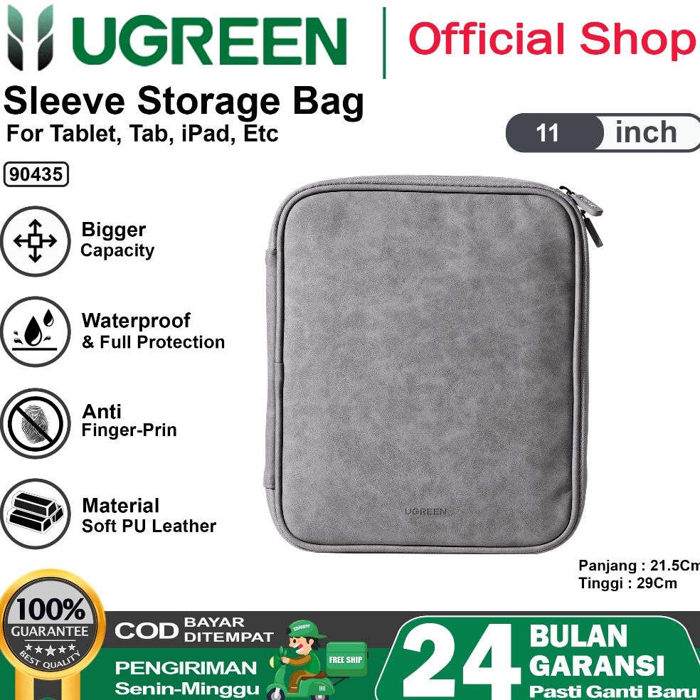 UGREEN Sleeve Case Tablet Tas Sarung iPad Tablet 9435 k EG5