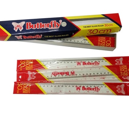 

Gila 1 PAK 12 pcs Penggaris Butterfly 3 cm Plastik Ruler Plastic